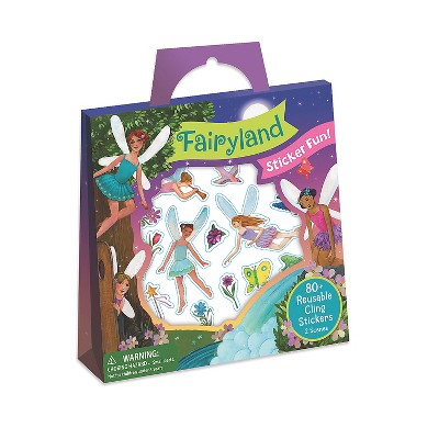 MindWare Fairyland Reusable Sticker Tote - Stickers - 82 Pieces