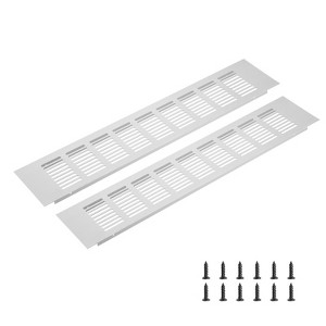 Unique Bargains Rectangle Ventilation Grille, Aluminum - 1 of 3