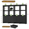 Aheaplus 24'' Freestanding Closet Organizer System with Hanging Rods and Drawers - 3 of 4