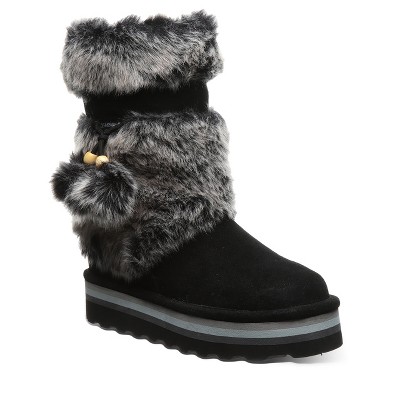 Bearpaw boots with pom on sale poms