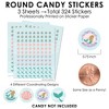 Big Dot of Happiness Let's Be Mermaids - Baby Shower or Birthday Party Small Round Candy Stickers - Party Favor Labels - 324 Count - 3 of 4