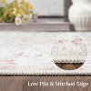 Acekool 10x13 Vintage Medallion Washable Area Rug, Extra Large Non-Slip Distressed Floral Carpet, Stain Resistant for Living Room, Bedroom, Grey - 4 of 4