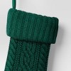20" Cable Knit Christmas Stocking - Wondershop™ - 3 of 3