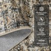 Vintage Rug Floral Print Area Rug for Living Room Washable Non Slip Farmhouse Distressed Indoor Carpet Foldable Low Pile Soft Accent Throw Rug - 4 of 4