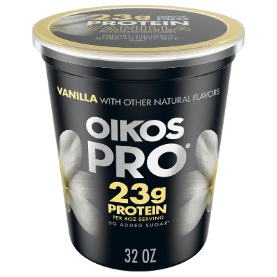 Oikos Pro Vanilla Greek Yogurt - 32oz