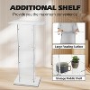 "47" Clear Acrylic Lectern Podium, Transparent Presentation Stand with Storage Shelf, for Wedding Ceremonies, Church, School & Business Events - 3 of 4