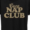 Women's - Instant Message - Cozy Nap Club Short Sleeve Graphic T-Shirt - 2 of 4