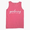 Simply Sage Market Gardening Is Good For The Soul Garment Dyed Tank - 3 of 4