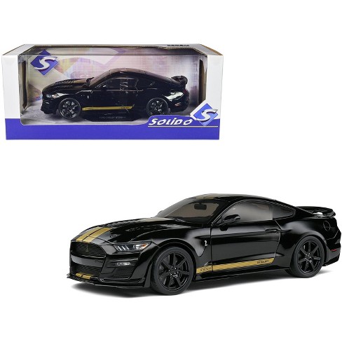 2023 Ford Mustang Shelby Gt500-h Black With Gold Stripes 1/18 Diecast ...
