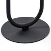 Lyngins Lantern-Shaped Metal End Tables Living Room, Retro Tray Side Table with Weighted Base, Small Side Table, Round End Table, Small Coffee Table - 3 of 4