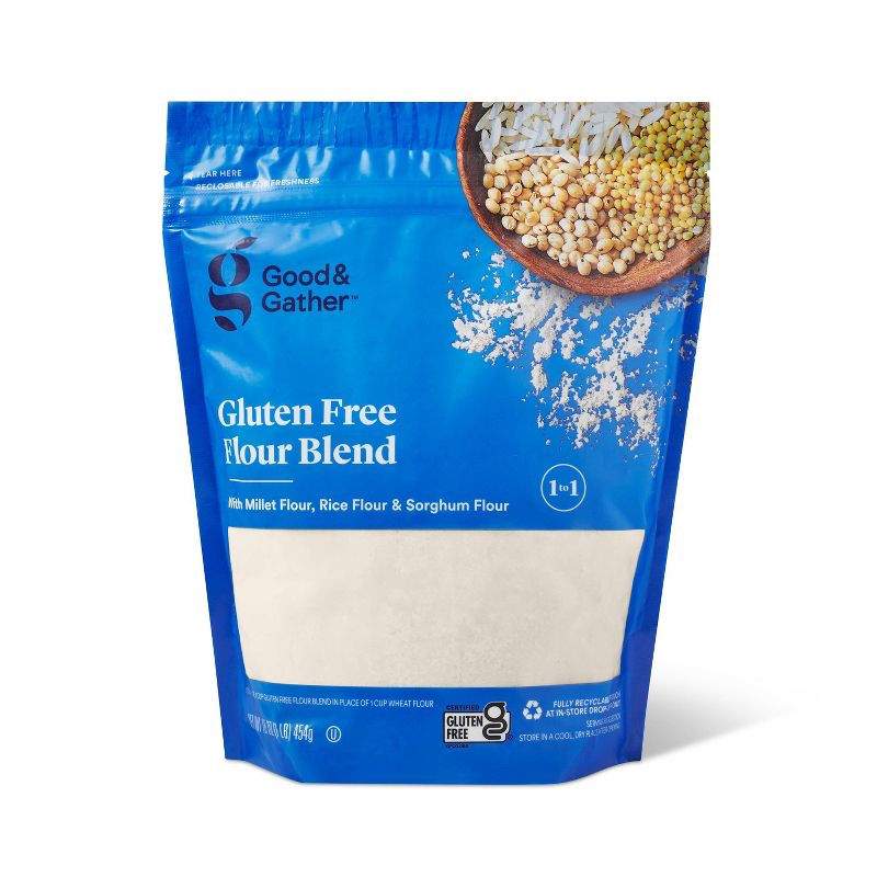 Gluten Free Flour Blend - 16oz - Good &#38; Gather&#8482;, 1 of 6