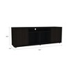 59.2" Manufactured Wood TV Stand for TVs up to 60" with Four Shelves and Two Single-Door Cabinets for Living Room and Bedroom - 4 of 4