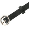 INSPIRE CHIC Women's Fashion Round Buckle Leopard Snake Print Slim Belts for Jeans Dresses - 2 of 4