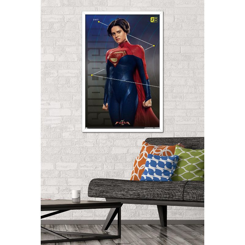 Trends International DC Comics Movie The Flash - Supergirl Triptych Framed Wall Poster Prints, 2 of 7
