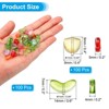 Unique Bargains Jewelry Making Craft Embellishments Tulip Flower Crystal Glass Beads - 2 of 4