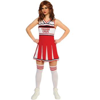 Forum Novelties Team USA Cheerleader Women's Costume, X-Large, Red
