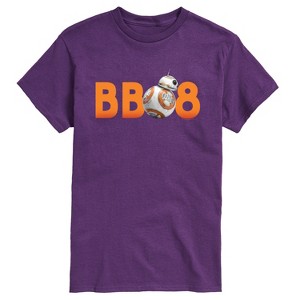 Men's Star Wars: The Force Awakens BB8 Short Sleeve Graphic T-Shirt - Purple - Small - 1 of 3