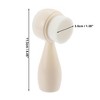 Unique Bargains Soft Silicone Synthetic Fiber Wool Cleansing Brush 4.45"x1.69" Double Side 1 Pc - 4 of 4