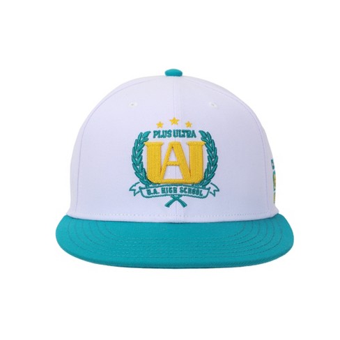 My Hero Academia U.a. High School Logo Adult White Snapback Hat : Target