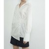 Women's Side Tie Wrap Blouse - Aaron & Amber - 2 of 4
