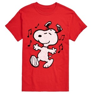 Men's - Peanuts - Snoopy Dancing Short Sleeve Graphic T-Shirt - 1 of 4
