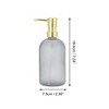 Unique Bargains Durable Cylinder Frosted Soap Dispenser 1 Pc - 4 of 4