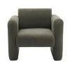 TOAOTBNBO Soft Padded Accent Chair with Thick Cushion, Skin-friendly Fabric Armchair with High-density Sponge Comfy Living Room Chairs - 2 of 4