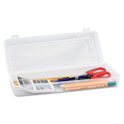 Pencil Box with Latches Clear – Posner's Art Store