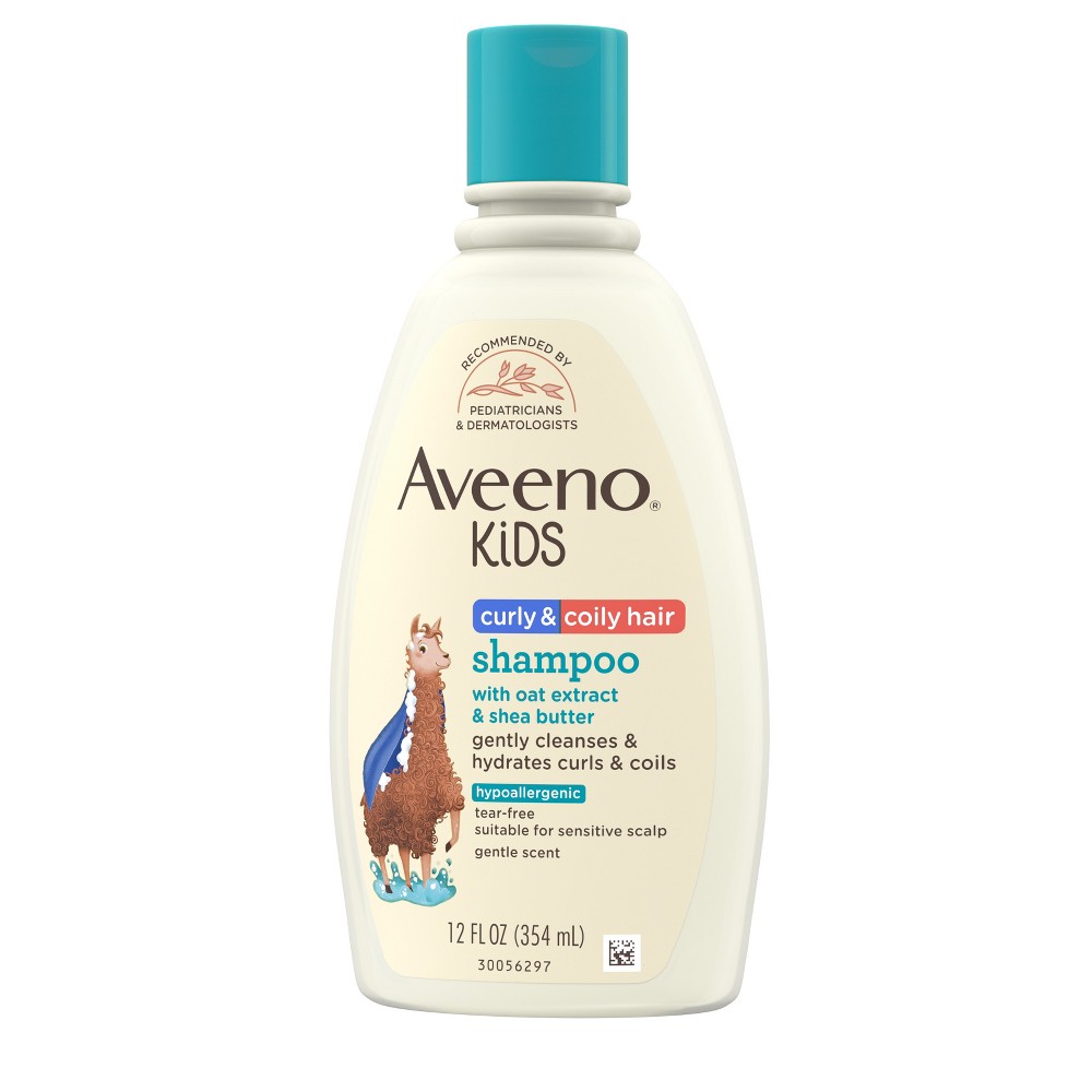 UPC 381372021191 product image for Aveeno Kids' Curly Hair Hydrating Shampoo, Oat Extract & Shea Butter - Gentle Sc | upcitemdb.com