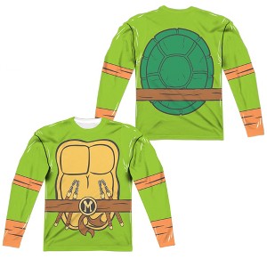 Men's Tmnt Tmnt Michelangelo Costume Long Sleeve Costume T-Shirt - 1 of 4
