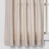 2pk 42"x36" Light Filtering Bonaire Curtain Tiers Beige - Threshold™ - image 3 of 4