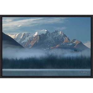 Amanti Art Mount Vaux and Emerald Lake by Alan Majchrowicz Framed Canvas Wall Art - 1 of 4