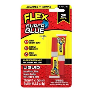 Flex Seal Family of Products Flex Super Glue High Strength Super Glue 2 pk (Case of 8) - 1 of 1