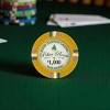Slickblue 13.5-Gram Clay Poker Chips 25-Pack, Greek Key Mold, Casino Game Chips, Bluff Canyon Style, $1-$10K - 2 of 3