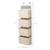 3 Sprouts Nursery Hanging Over the Door Organizer - Llama - 3 of 4