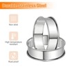 Unique Bargains Stainless Steel Double Rolled Nonstick Durable Cake Rings 10 Pcs - 4 of 4