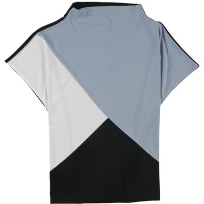Alfani Womens Colorblock Pullover Blouse