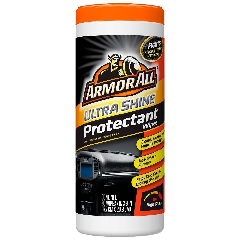 Armor All Ultra Shine Car Protectant Wipes pack of 6 (20 Count)