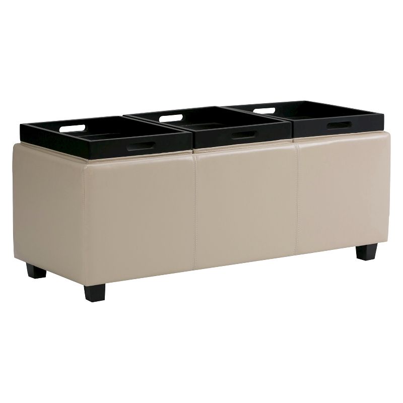 Franklin Storage Ottoman and benches - WyndenHall, 5 of 9