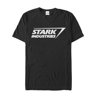 Men's Marvel Stark Industries Iron Man Logo T-shirt - Black - Medium ...