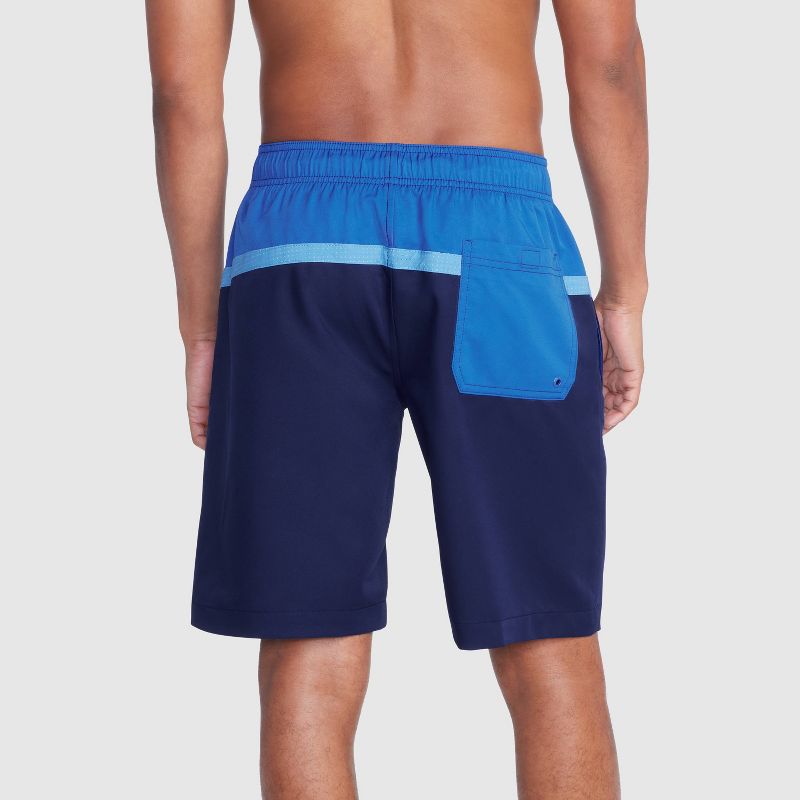 Speedo Men's 9" Colorblock Swim Shorts - Blue, 2 of 4