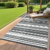 Outdoor Rug Modern Carpet Waterproof Plastic Straw Rug UV-Resistant Reversible Mat for Camping RV Porch Deck Balcony Beach - 3 of 4