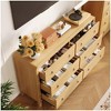 Dresser for Bedroom, Drawer Dresser with Storage Freestanding, Wooden Closet Storage Chest for Living Room, Bedroom, Entryway - 3 of 4