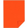 Astrobrights Premium Colored Paper, 8-1/2 x 11 Inches, 24 lbs, Orbit Orange, 500 Sheets - 2 of 3