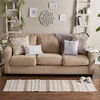 Design Imports Handloomed Slub Stripe - Stone & White - 2 Ft 3 In X 6 Ft - 3 of 4