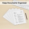 HITOUCH BUSINESS SERVICES Moisture Resistant File Pocket Flap Closure Letter Size Clear 5/Pack - 4 of 4