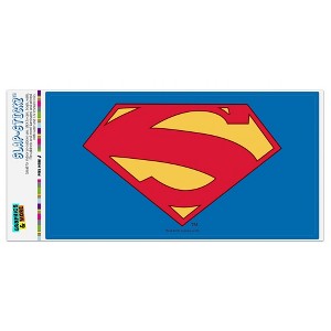 Superman New 52 Shield Logo Automotive Bumper Sticker - 1 of 4