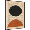 32" x 42" Modern Prose III by W. Stramel: Abstract Lithograph, Large Vertical Canvas - Amanti Art - 2 of 4