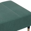 CLIHOME Modern Velvet Footstool Ottoman,Accent Stool with Plywood Frame,Small Foot Rest for Bedroom and iving Room - 4 of 4