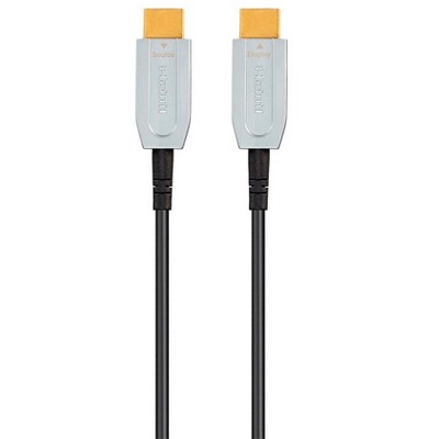 Monoprice High Speed Cable for HDMI-Enabled Devices - 10 Feet - Black, 4K@60Hz, HDR, 18Gbps, Fiber Optic, ARC, AOC, YCbCr 4:4:4 - SlimRun AV HDR